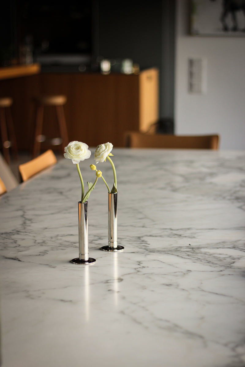 Flower Vase Kattvik® - Nickelplated Brass – KattvikDesign