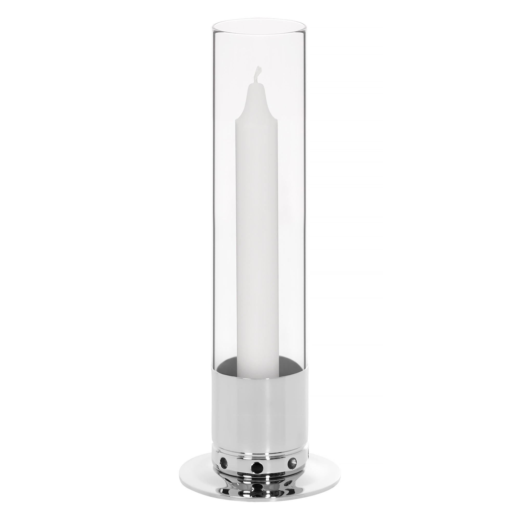 Candleholder  Kattvik™ - Nickelplated Brass / Silver